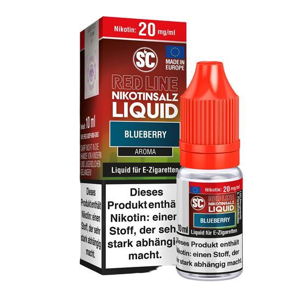 SC-RED LINE Blueberry - Nikotinsalz Liquid 20 mg/ml